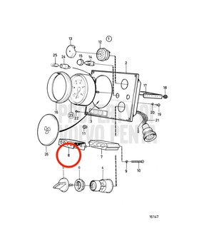 Reflector Original Volvo Penta 828784