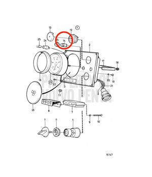 Interruptor Basculante Original Volvo Penta 828585