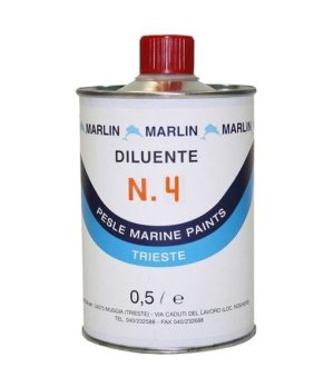 DILUIENTE N.4Diluyente para los antifouling Velox. 
Bote de 500 cc.