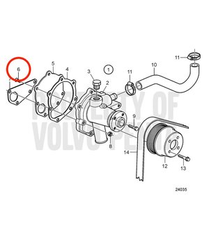 Tornillo Original Volvo Penta 3580577