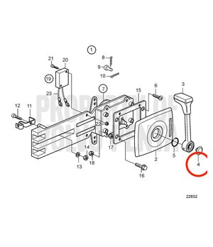Botón de Presión Original Volvo Penta 853004