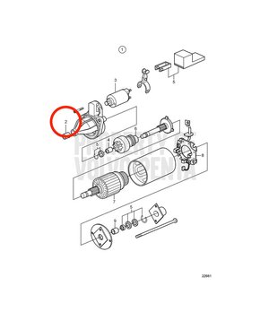 Casquillo Original Volvo Penta 3582423