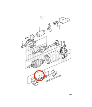 Casquillo Original Volvo Penta 3583751