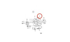 Placa de Brida Original Volvo Penta 803125