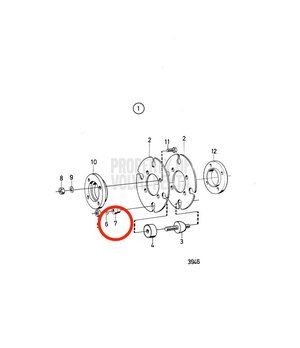 Arandela Original Volvo Penta 802976