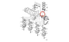 Engranaje Original Volvo Penta 3812431