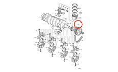 Polea Original Volvo Penta 21193014