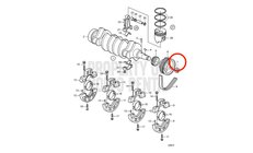Tuerca Original Volvo Penta 861977