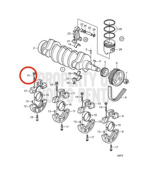 Tornillo Original Volvo Penta 3884511