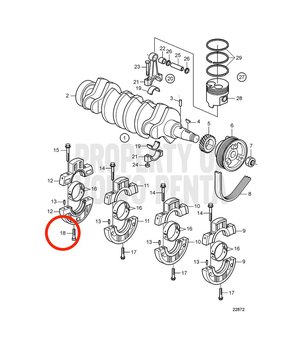 Tornillo Original Volvo Penta 861953