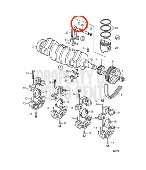 Casquillo Original Volvo Penta 3580346