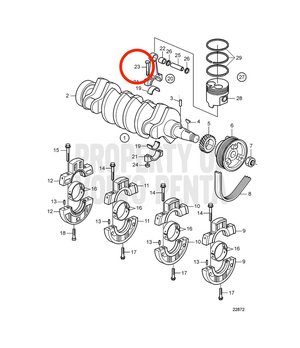 Tornillo Original Volvo Penta 3580347