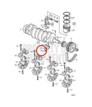 Tuerca Original Volvo Penta 3580348
