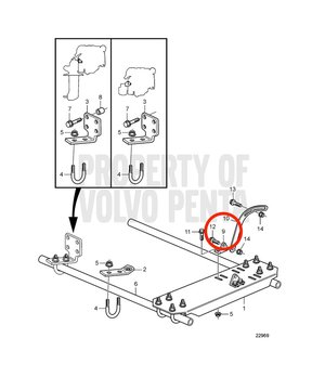 Consola Original Volvo Penta 854607