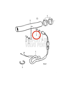 Arandela Original Volvo Penta 828776