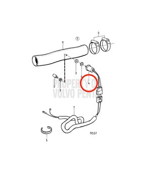 Detector Temperatura Original Volvo Penta 828761