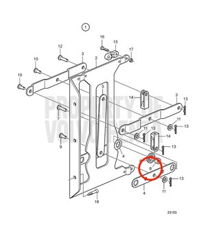 Casquillo Original Volvo Penta 828178