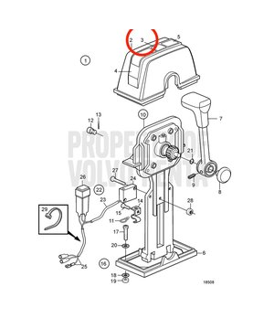 Pegatina Original Volvo Penta 851896