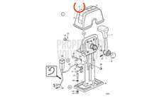 Cubierta Original Volvo Penta 851881