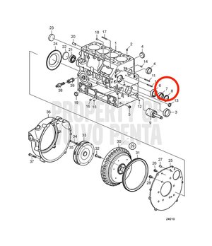 Cojinete Original Volvo Penta 861814