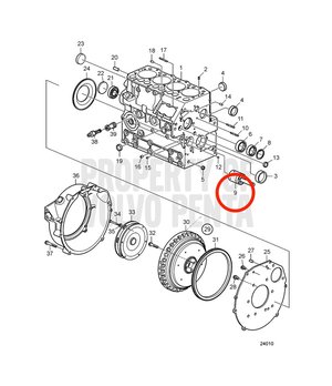 Juego de Bomba de Aceite Original Volvo Penta 22159781