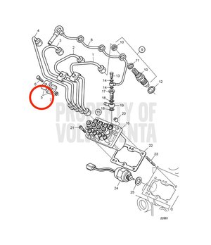 Abrazadera Original Volvo Penta 3886457