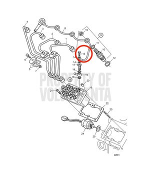Tornillo Original Volvo Penta 3886458