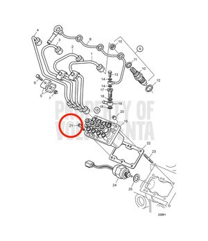 Tornillo Original Volvo Penta 3886449