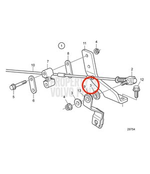 Arandela Distanciadora Original Volvo Penta 843105