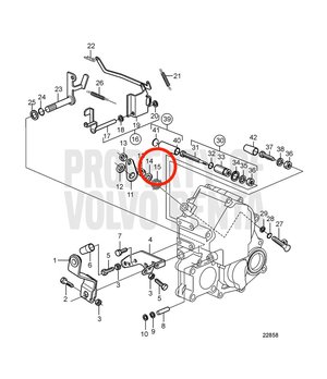 Resorte Original Volvo Penta 3580048