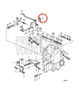 Resorte Original Volvo Penta 3580735