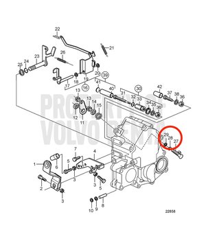 Anillo de Seguridad Original Volvo Penta 3580046