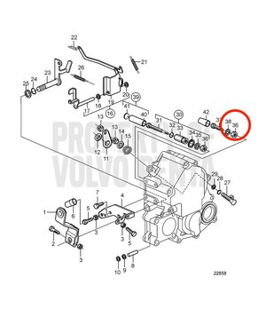 Tuerca Original Volvo Penta 3583779