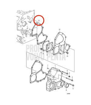 Junta Original Volvo Penta 3580360