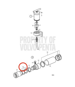Junta Caja Original Volvo Penta 859007