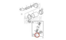 Pasacasco Original Volvo Penta 828292