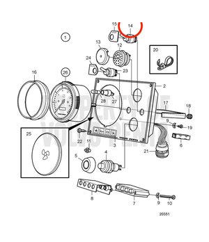 Interruptor Original Volvo Penta 3586251