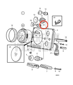 Interruptor Basculante Original Volvo Penta 872800