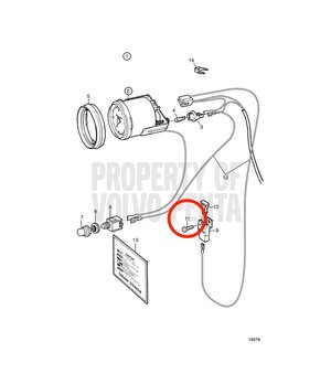 Tornillo de Cabeza Hexagonal Original Volvo Penta 972070