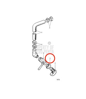 Tuerca Original Volvo Penta 836879