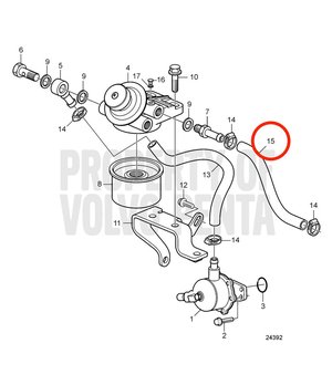 Manguera Original Volvo Penta 3883328