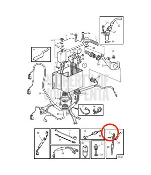 Tuerca Original Volvo Penta 3883704