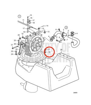 Arandela Original Volvo Penta 941670