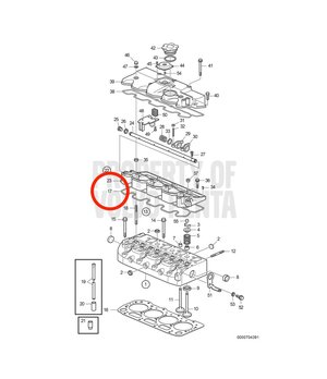 Junta Original Volvo Penta 3812432