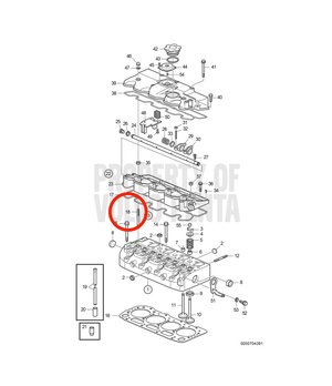 Tornillo Bola Original Volvo Penta 861885