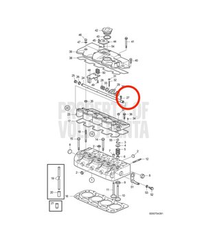 Tornillo Original Volvo Penta 3884531