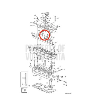 Resorte Original Volvo Penta 3580315