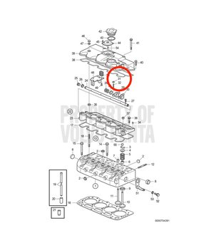 Tuerca Original Volvo Penta 861878