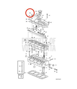 Tuerca Original Volvo Penta 3580241