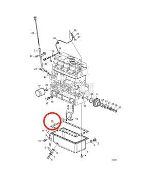 Junta Original Volvo Penta 3840859